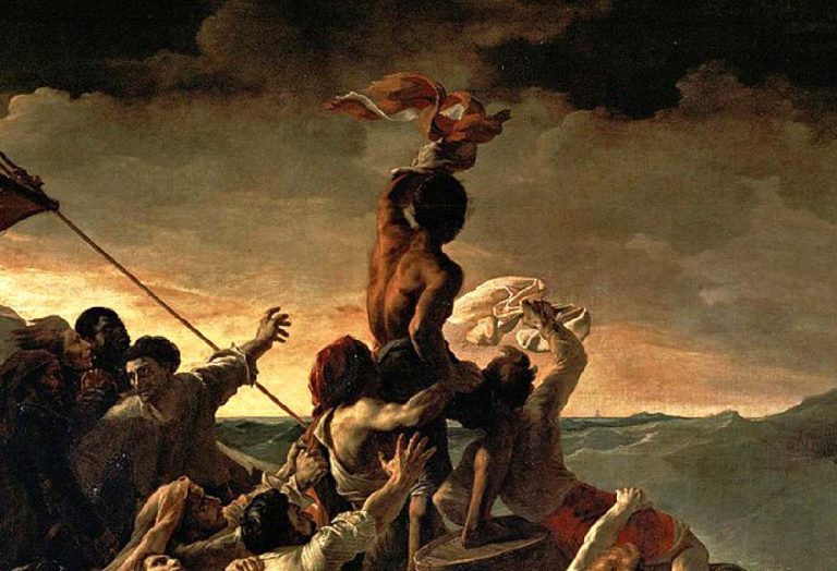 Zoom sur le héros du Radeau de la Méduse